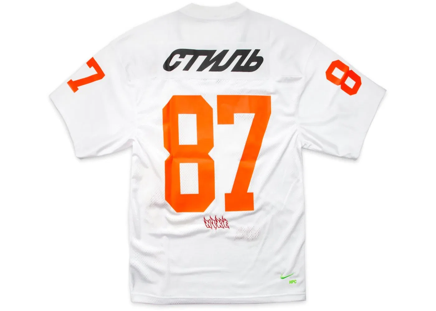 Мужская футболка оверсайз с принтом Nike Jersey, White — фото 2
