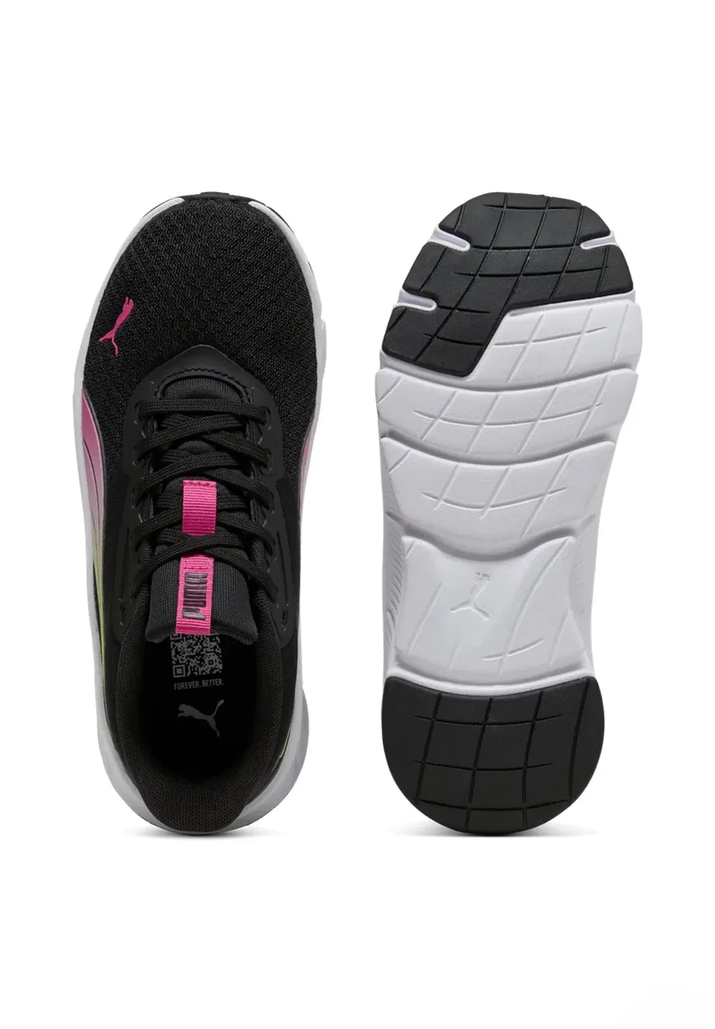 Flexfocus lite Modern Blaze Fade jr 001 var - кроссовки Puma, Screziato-Mottled Black — фото 3