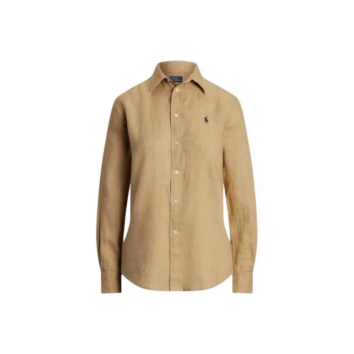 Женская рубашка классическая Vintage Khaki Polo Ralph Lauren