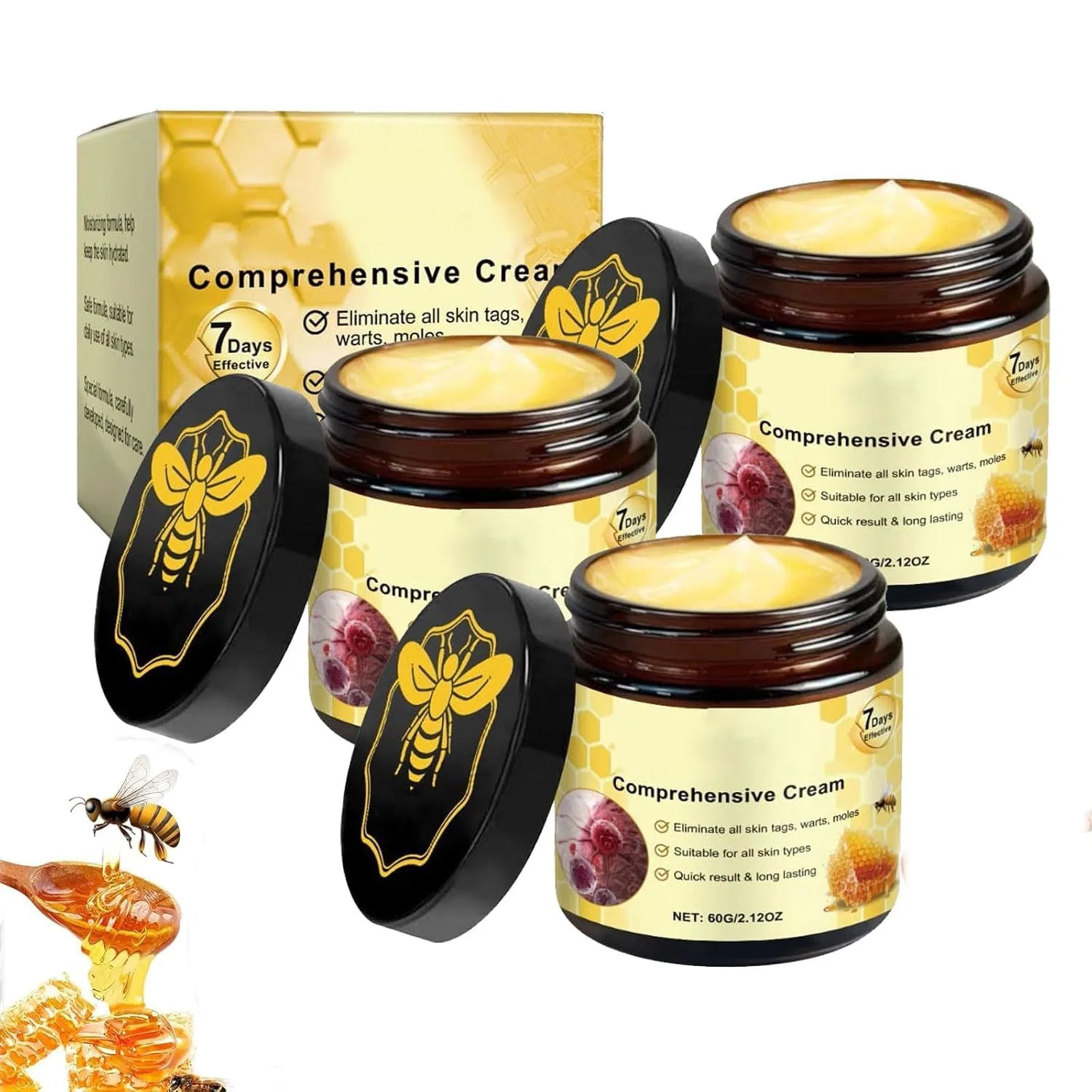 Крем для тела, Bienengift Komplettcreme, 3 шт, 60 г Generisch