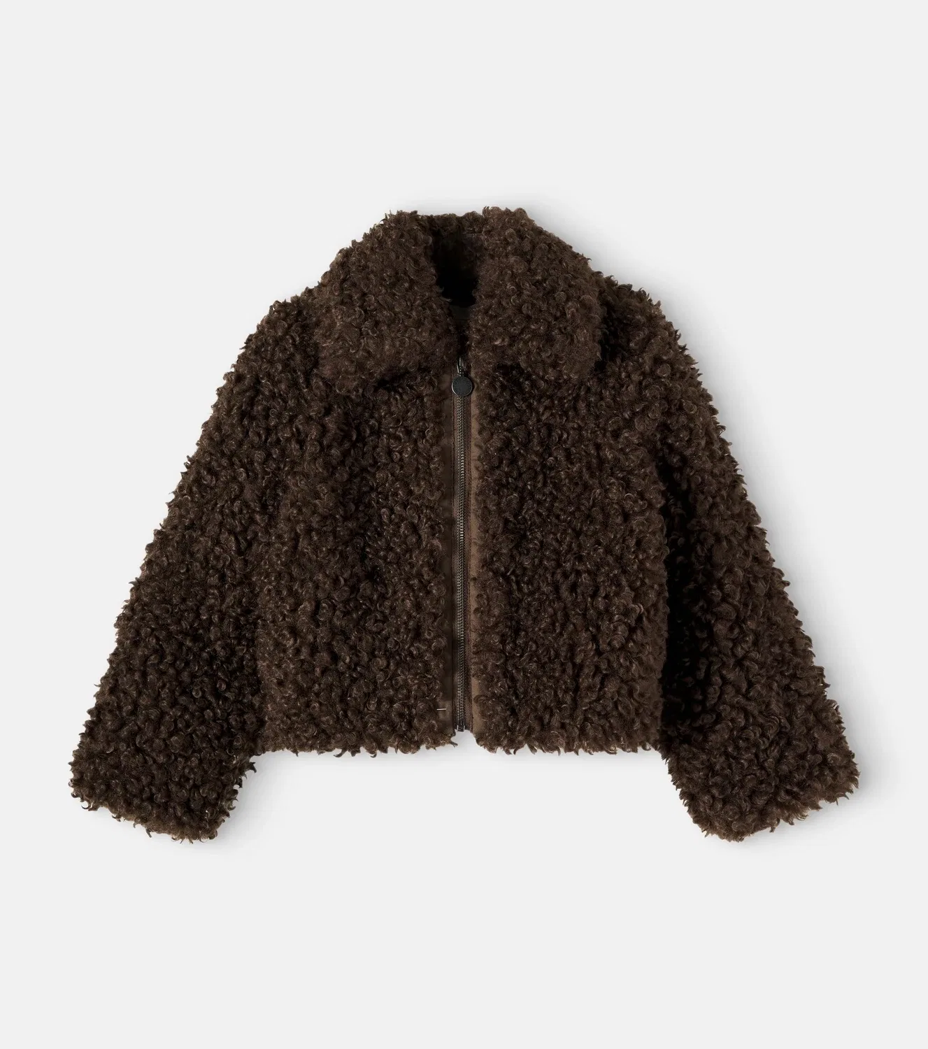 Легкая куртка с подкладкой Teddy Stella Mccartney Kids, коричневый