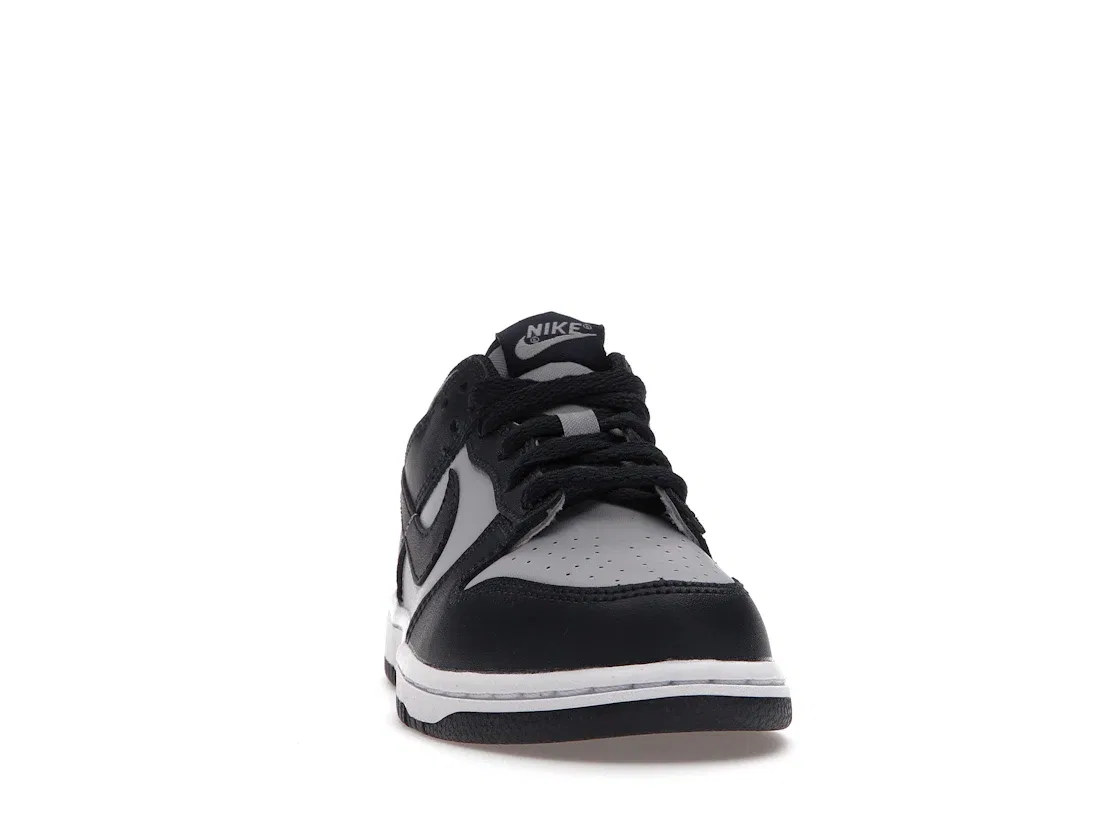 Детские кроссовки для мальчиков с низким верхом Nike Dunk Low Nike, Midnight Navy Grey-White — фото 2