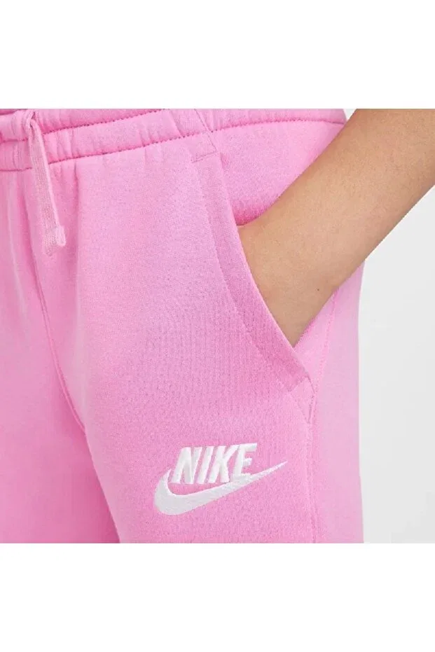 Детские спортивные штаны для девочек хлопковые Nike, Pink — фото 2