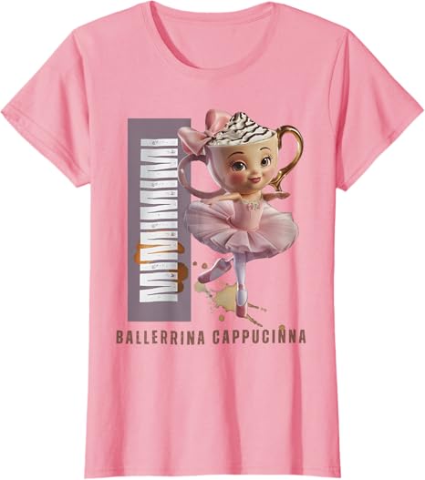 

Футболка Cappuccina Ballerina Gen Z, розовый