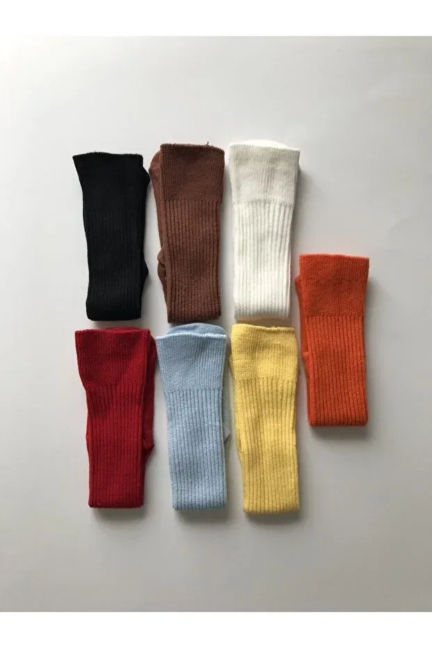 Детский комплект носочков хлопковый Nis Butik, Blue-Yellow-Orange