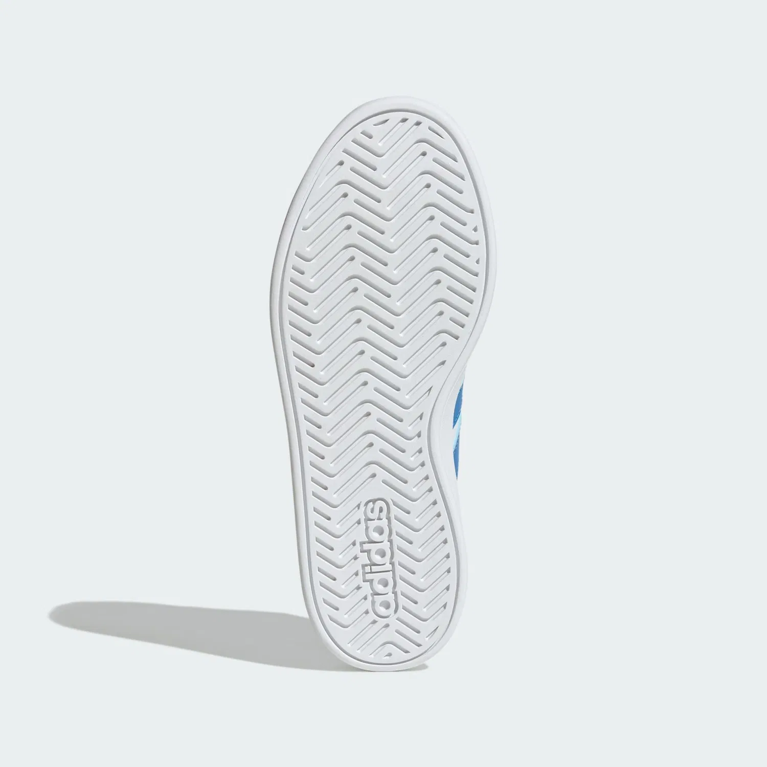 Детские кроссовки с закрытой пяткой Grand Court 3.0 Adidas, Weiss Blau Dunkelgrau — фото 3