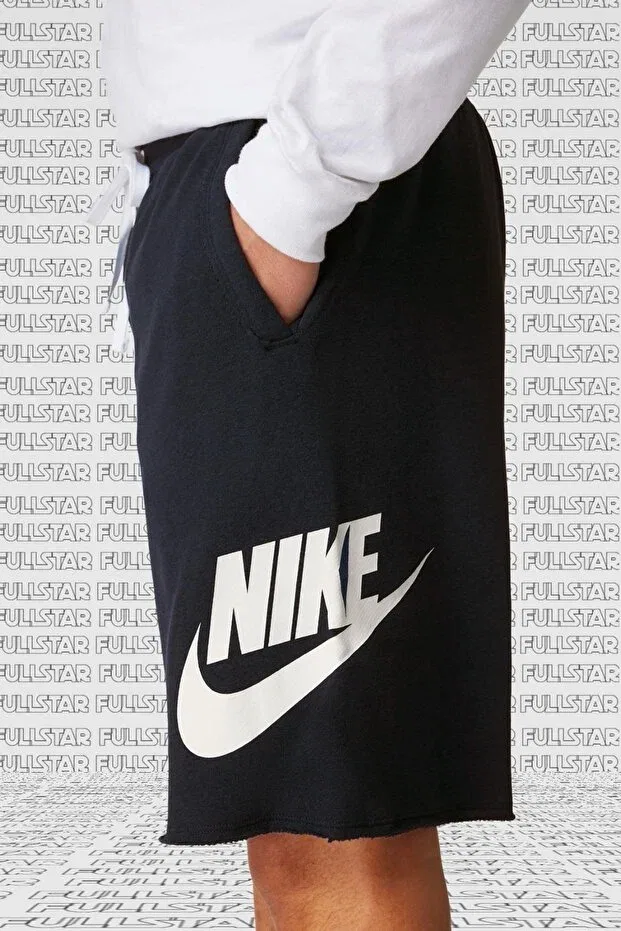 Мужские шорты спортивные из органического хлопка Nike, Black — фото 3
