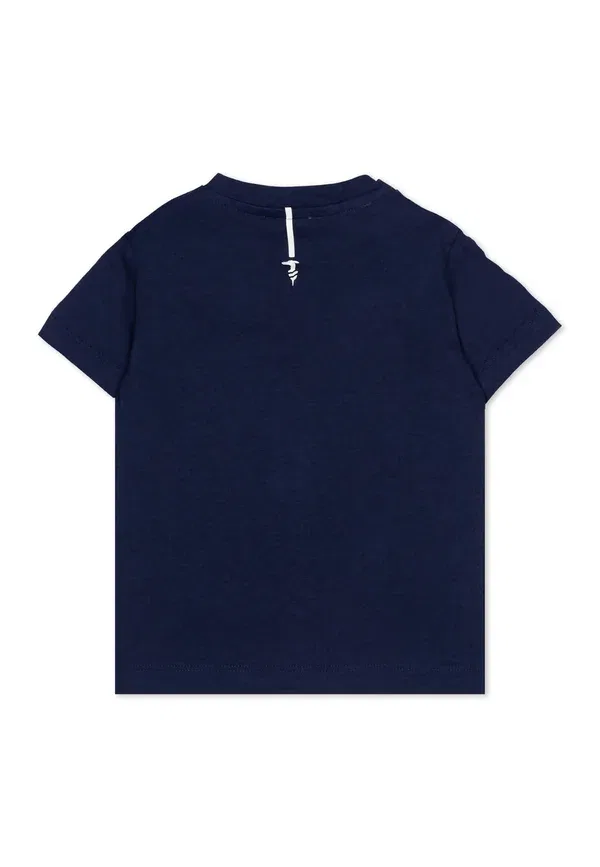 Футболка с принтом Tru Trussardi Junior, синий — фото 2