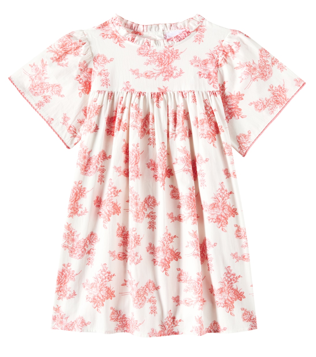 

Платье Leonidas из хлопка туаль де жуи C'era Una Volta, Toile De Jouy Pink