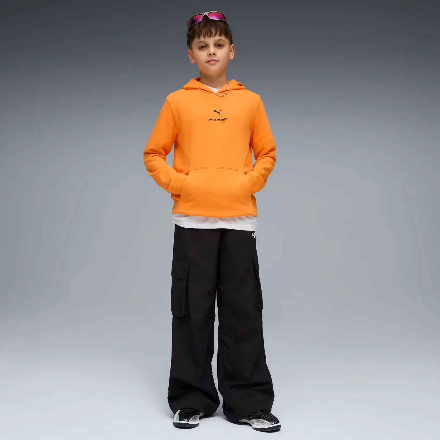 Толстовка для детей постарше Mclaren Racing Essentials Puma, Papaya — фото 3