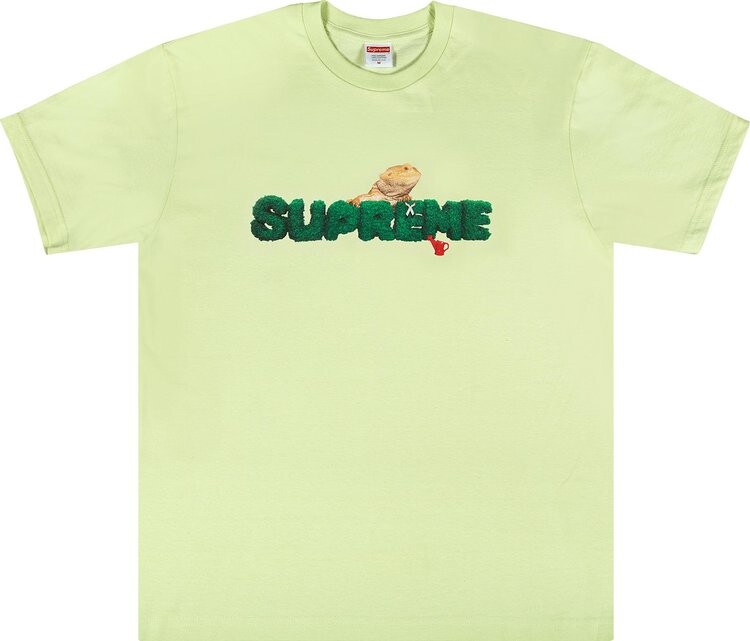 

Футболка Supreme Lizard Tee 'Pale Mint', зеленый