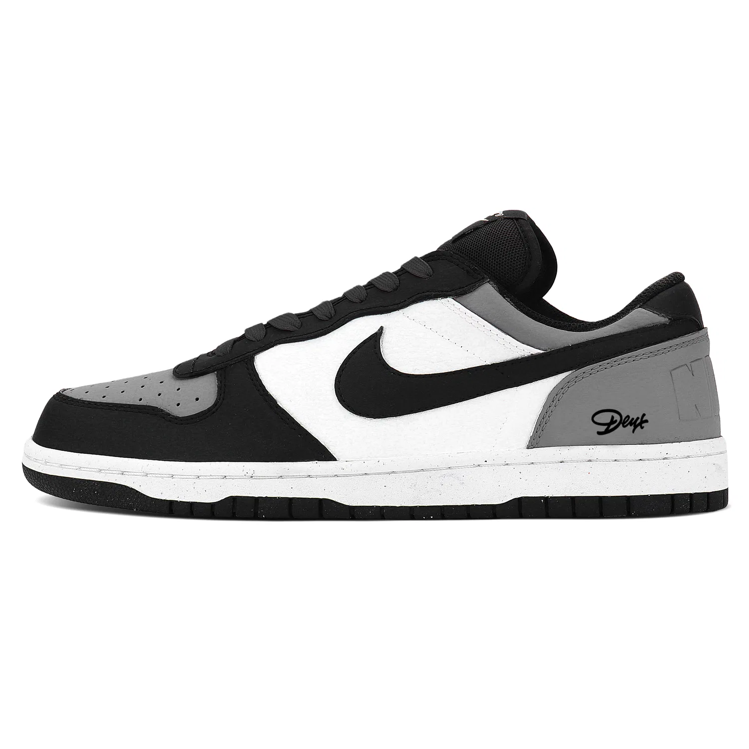 Детские скейтборд-кеды с серым градиентом Nike, Light Gray — фото 3