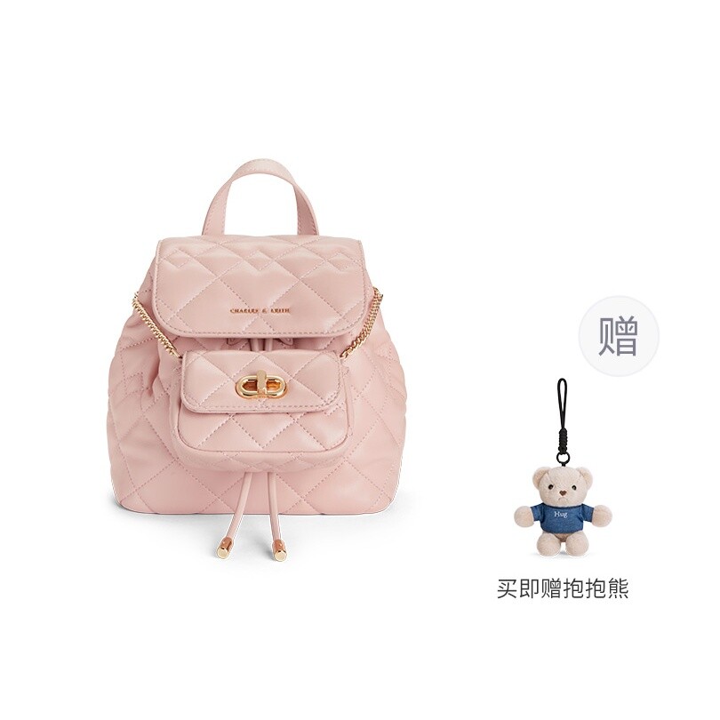 

Charles&Keith Женский рюкзак CHARLES & KEITH, Розовый Розовый