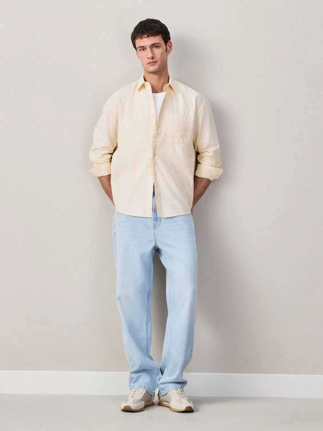 Джинсы Regular Fit Bleach Denim Next, Bleach Denim — фото 2