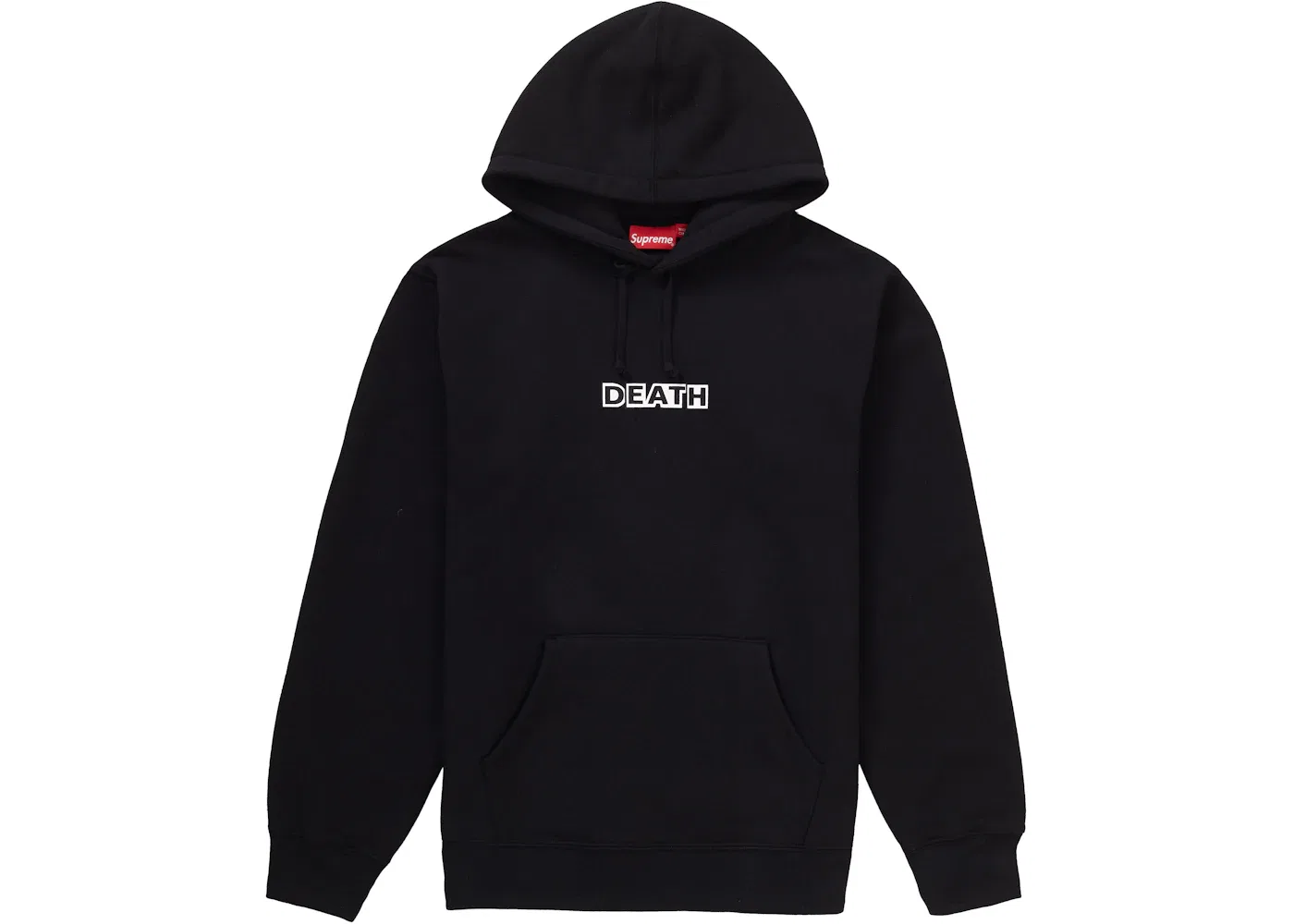 Мужской худи с принтом Supreme Gilbert & George DEATH Hooded Sweatshirt, Black
