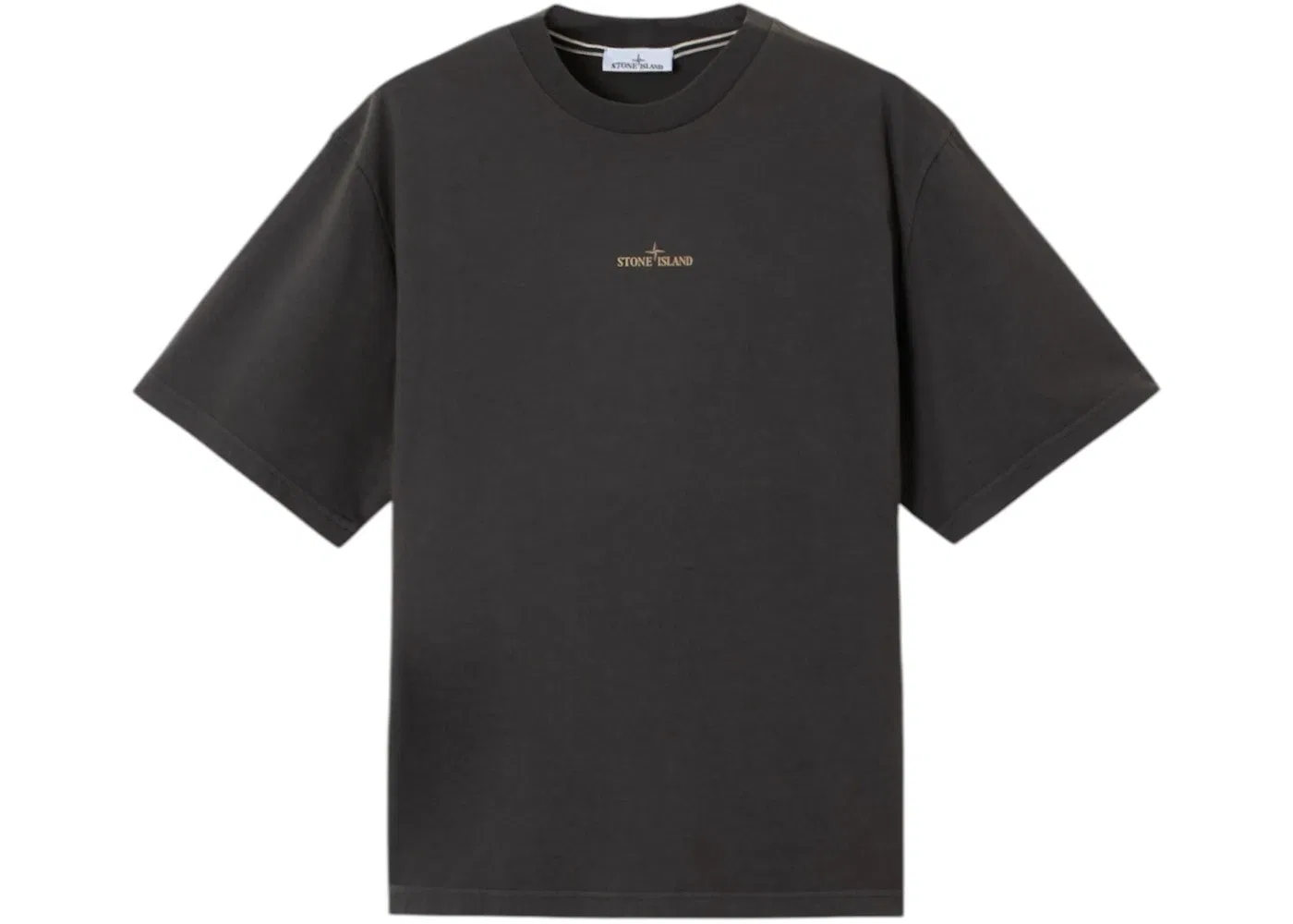 Мужская футболка из органического хлопка Stone Island T-shirt, Lead Grey