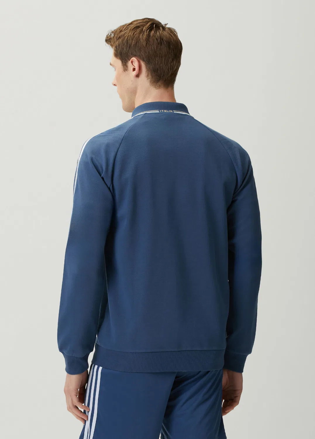 Футболка Adidas İtalya Deplasman Anthem Ceket, dark blue — фото 4