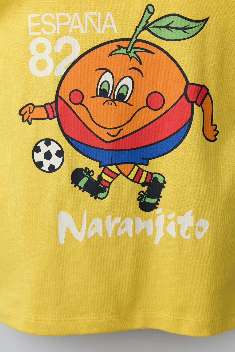 FIFA CLASSICS - Футболка с принтом Чемпионата мира по футболу FIFA 1982 ZARA, Yellow — фото 4