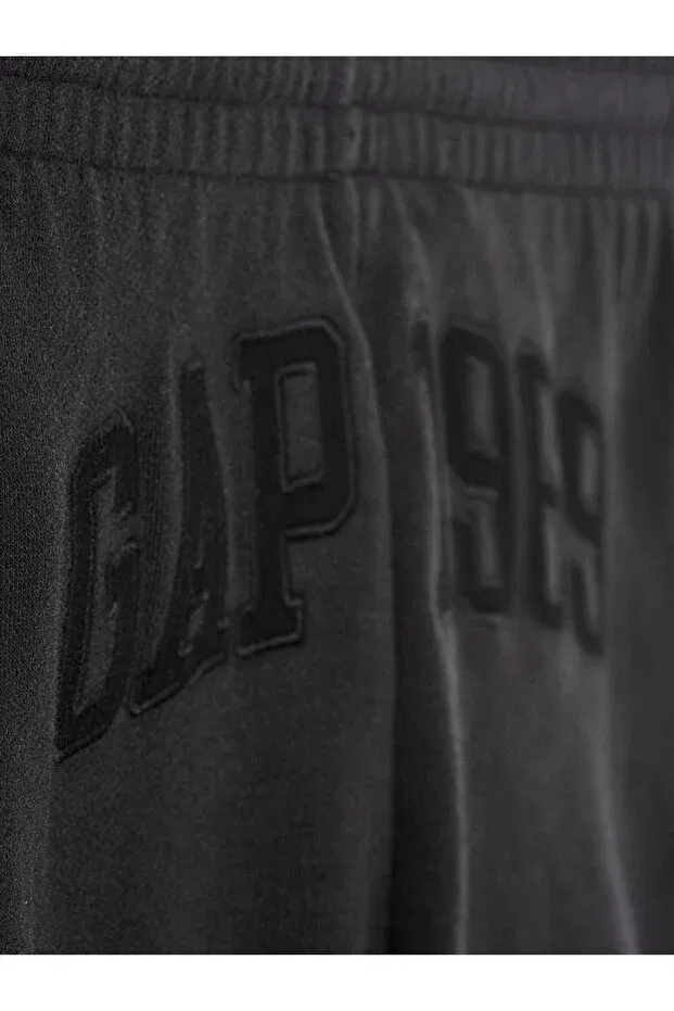 Детские шорты для девочек с принтом Gap, Black-001 — фото 2