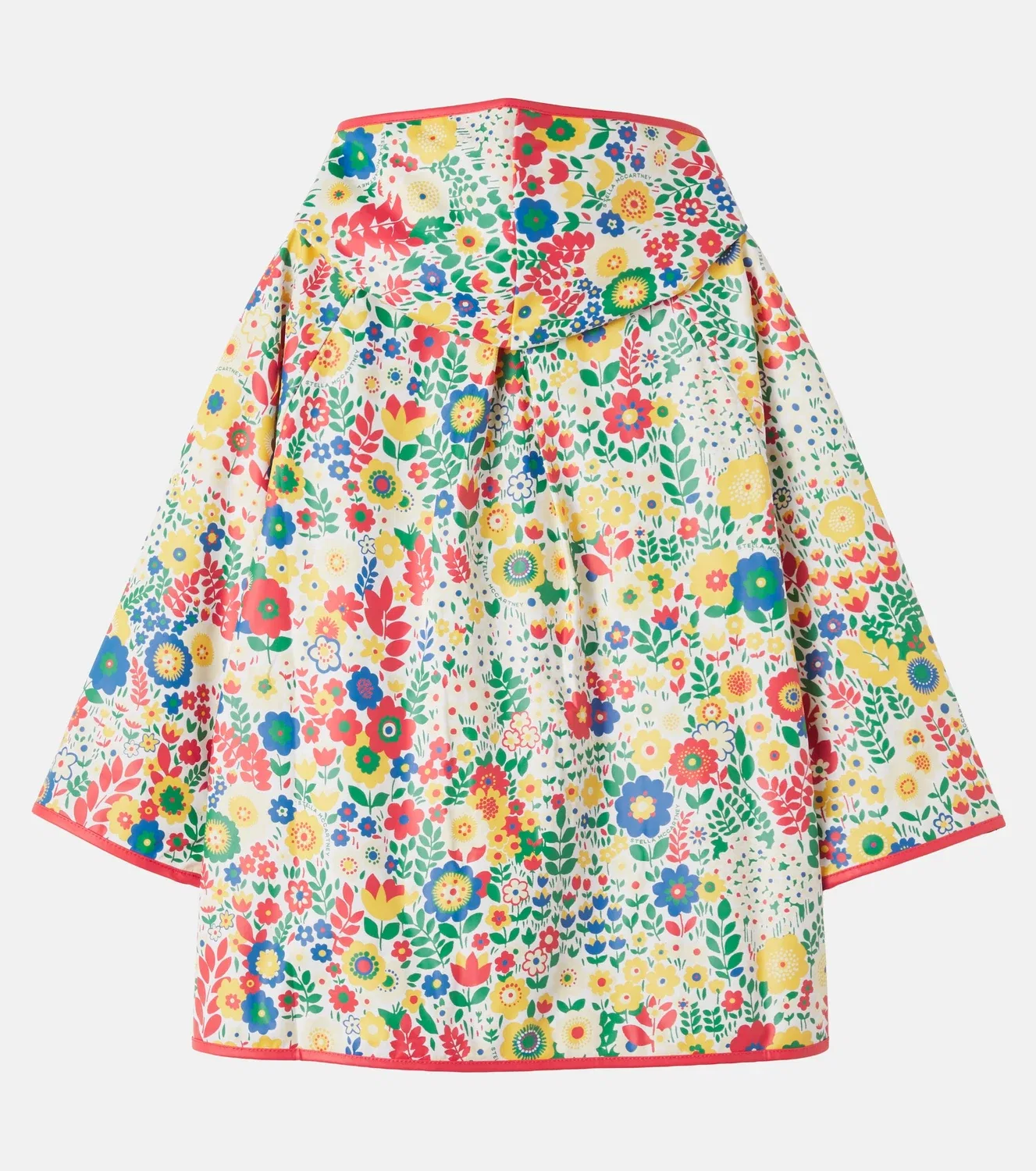 Легкая куртка с капюшоном Stella Mccartney Kids, белый — фото 3