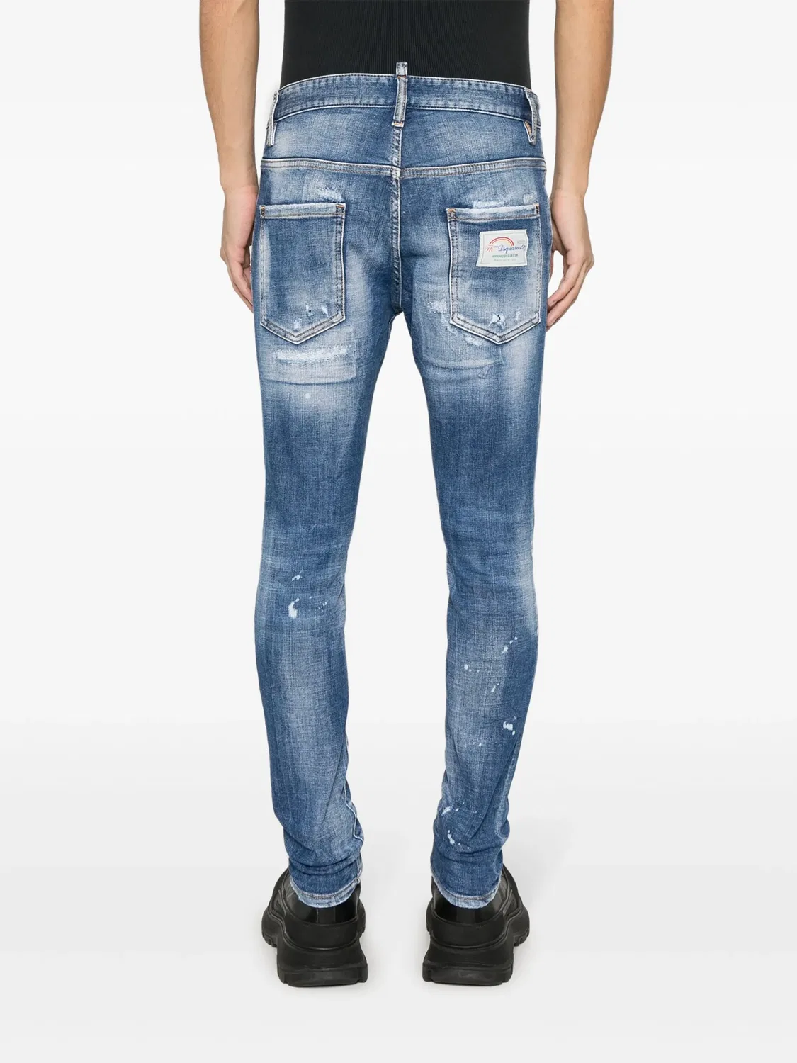 DSQUARED2 Джинсы-скинни Super Twinky синий — фото 3