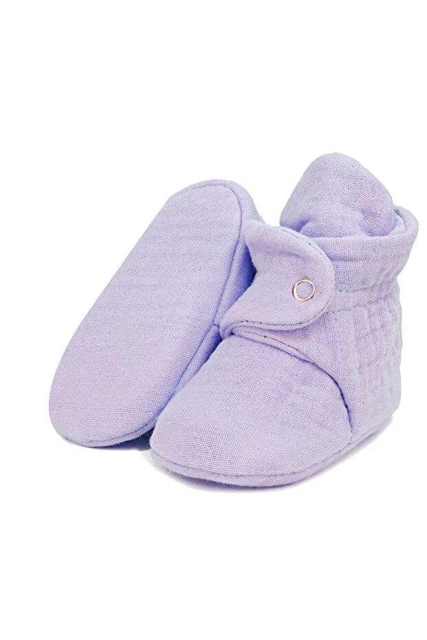 Детские пинетки из органического хлопка Ella Bonna, Lilac