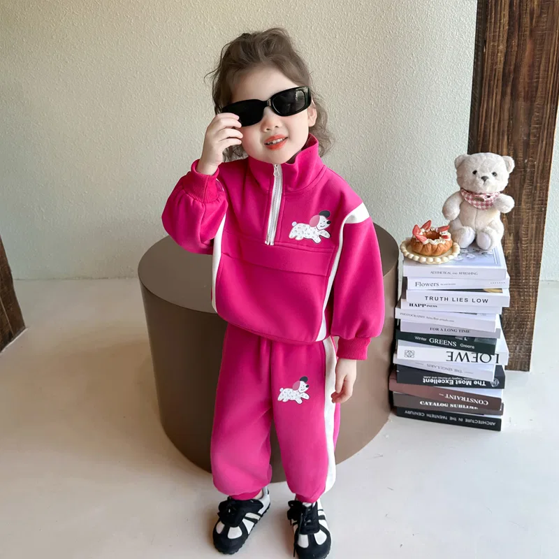 Детский комплект спортивной одежды для девочек Lanza, Rose Red — фото 4