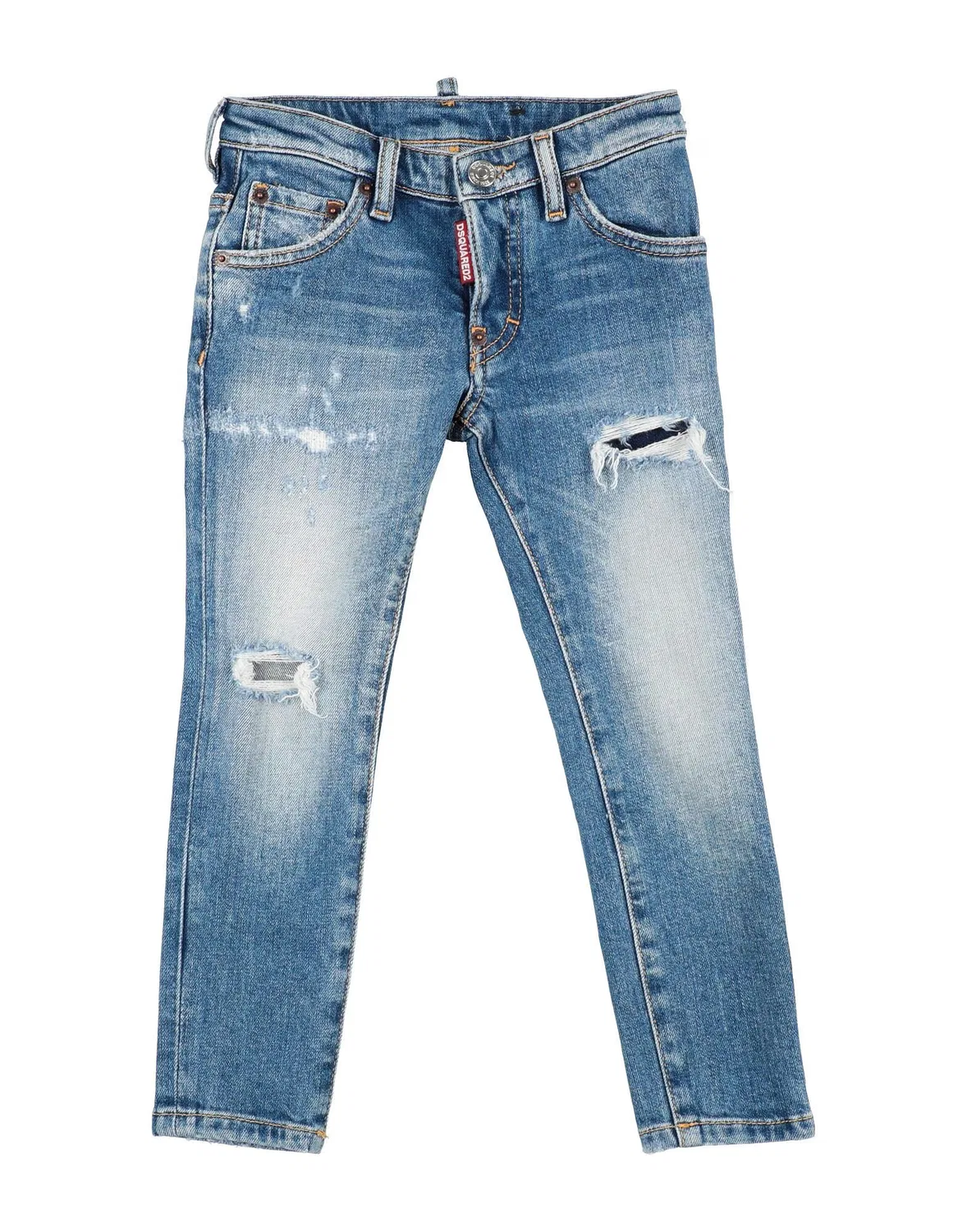 Детские джинсы для мальчиков скинни Dsquared2, синий