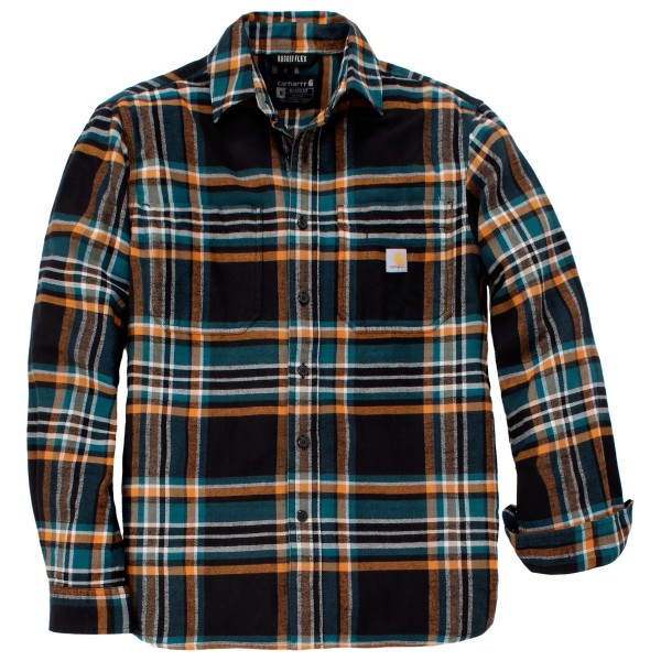 

Рубашка фланелевая клетчатая с длинным рукавом Carhartt, черный