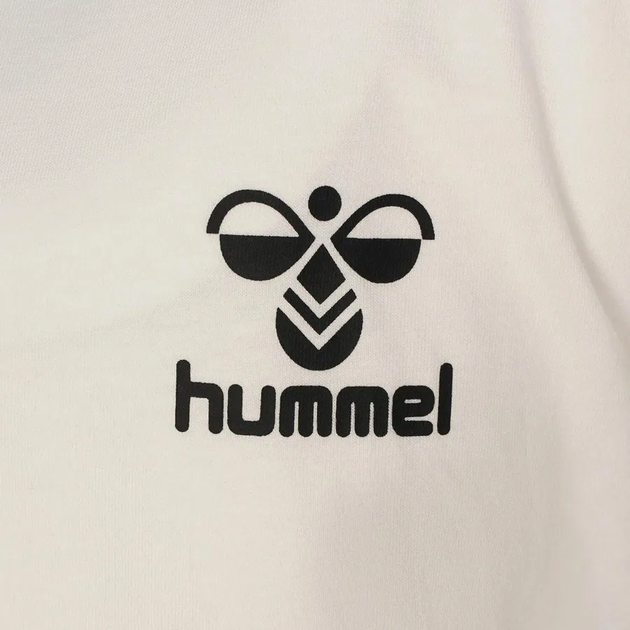 Детская футболка с круглым вырезом Laures Hummel, Белый — фото 4