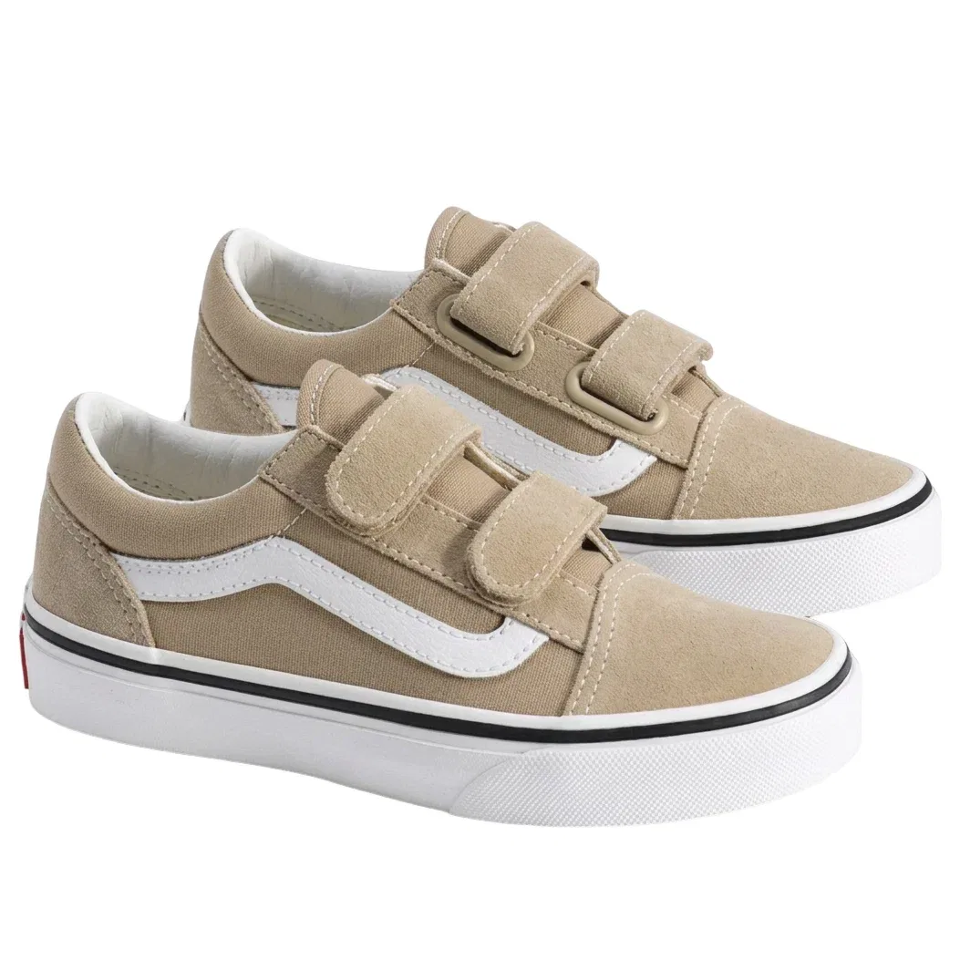 Детские кеды Old Skool Vans, бежевый — фото 2
