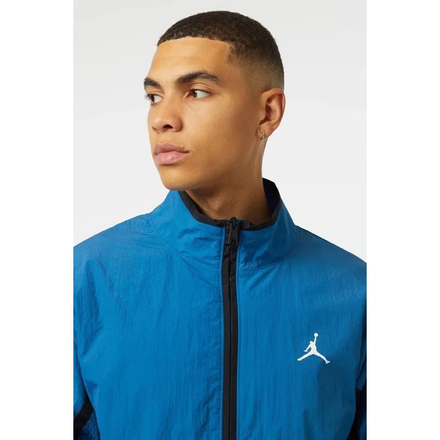 Мужская куртка из ткани с принтом Jordan Essentials Nike, Синий — фото 4