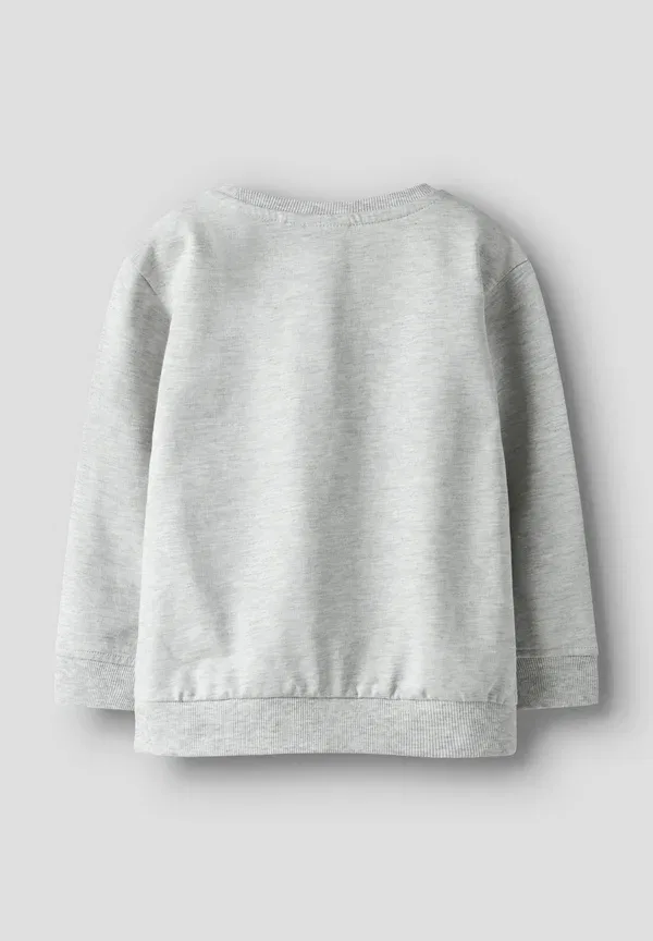Худи с принтом Sweatshirt Name It, Light Grey Melange, светло-серый — фото 4