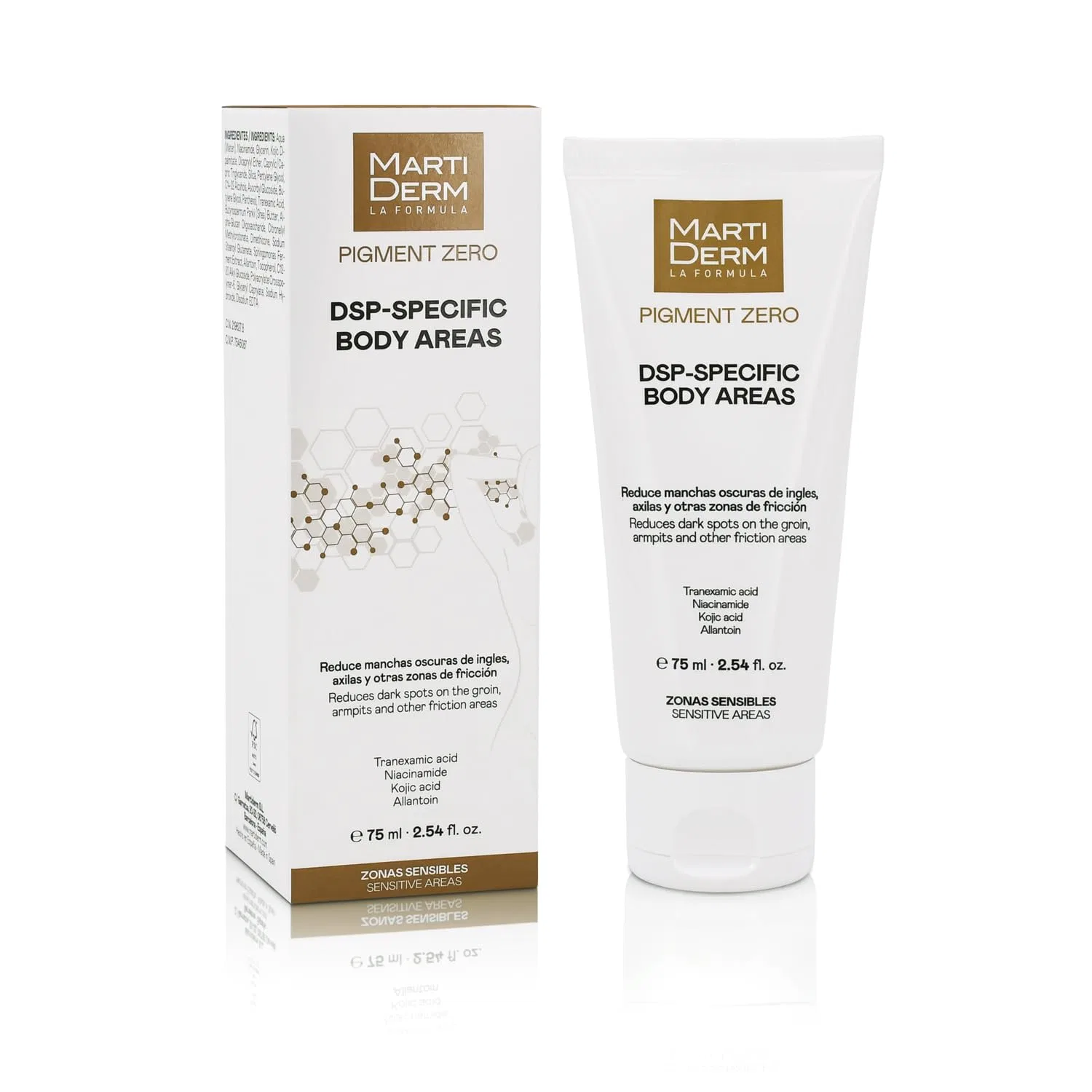 Осветляющий крем для тела DSP-Specific Body Area, Martiderm, 75 мл