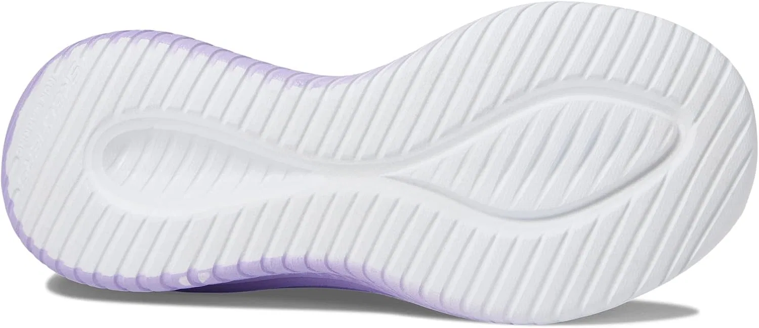 Детские кроссовки для девочек с блестками Skechers, Navy/Lavender — фото 3