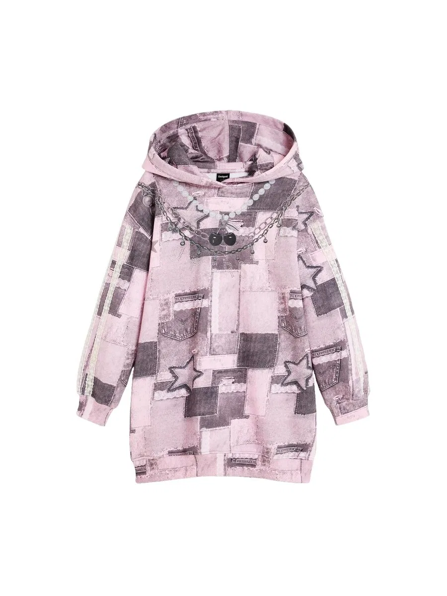 Толстовка Desigual 'Star' в розовом цвете
