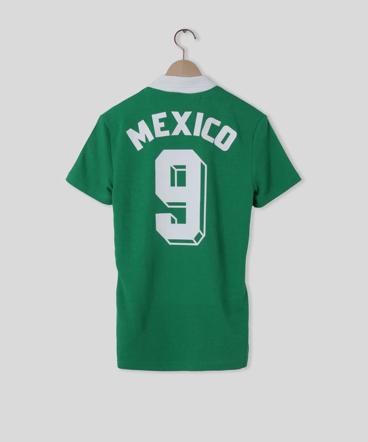 Мужская футболка с V-образным вырезом Mexico Home Jersey 1986 Adidas Originals, Green — фото 3