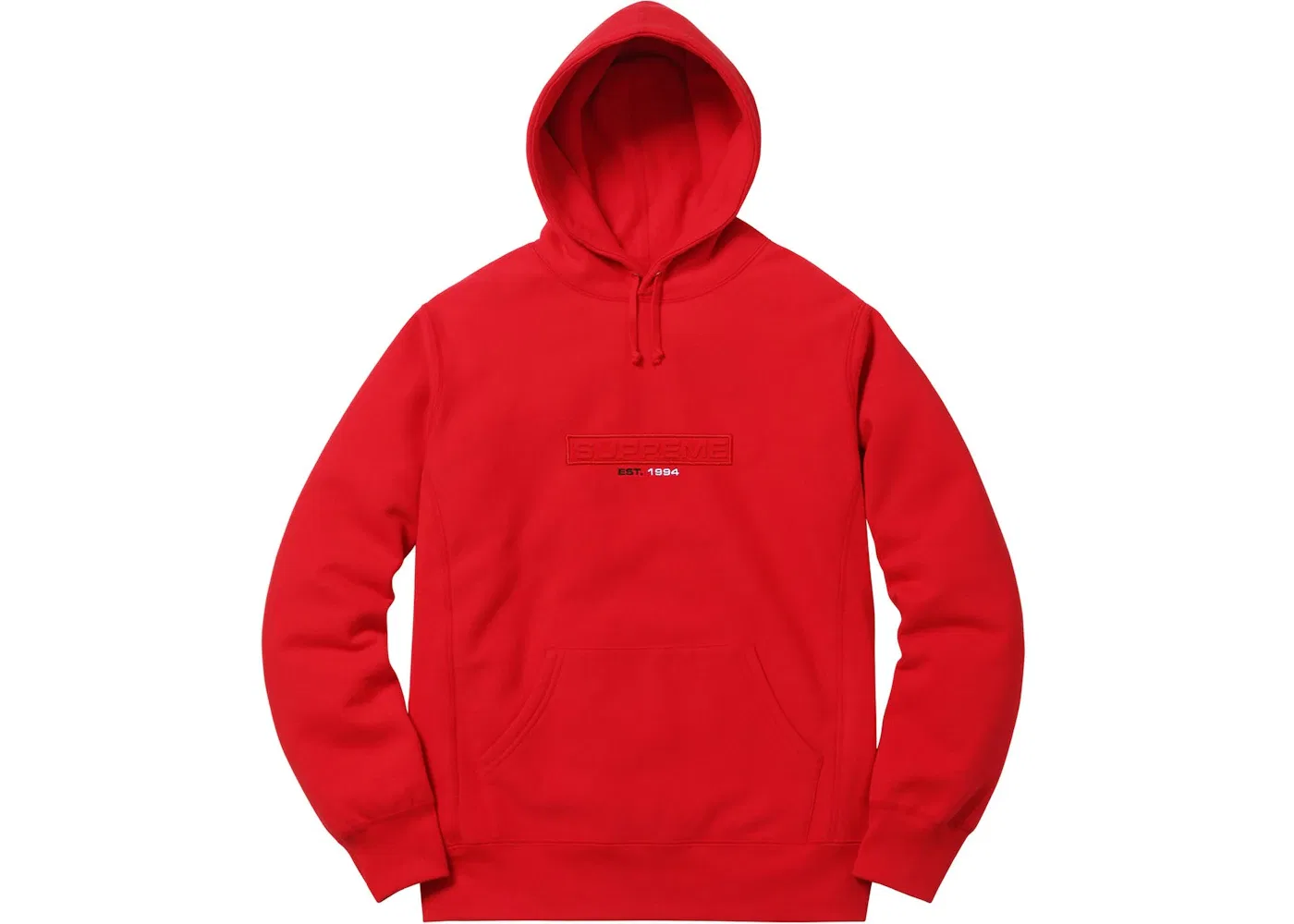 Мужской худи с принтом Supreme Sweatshirt (SS18), Red