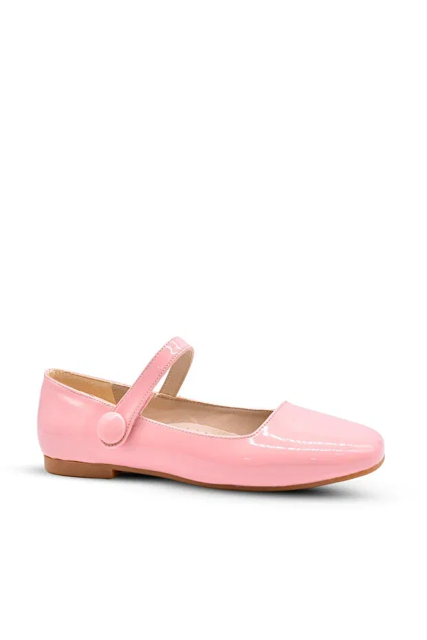 Детские балетки для девочек с коротким каблуком Florence Kids A More, Pink