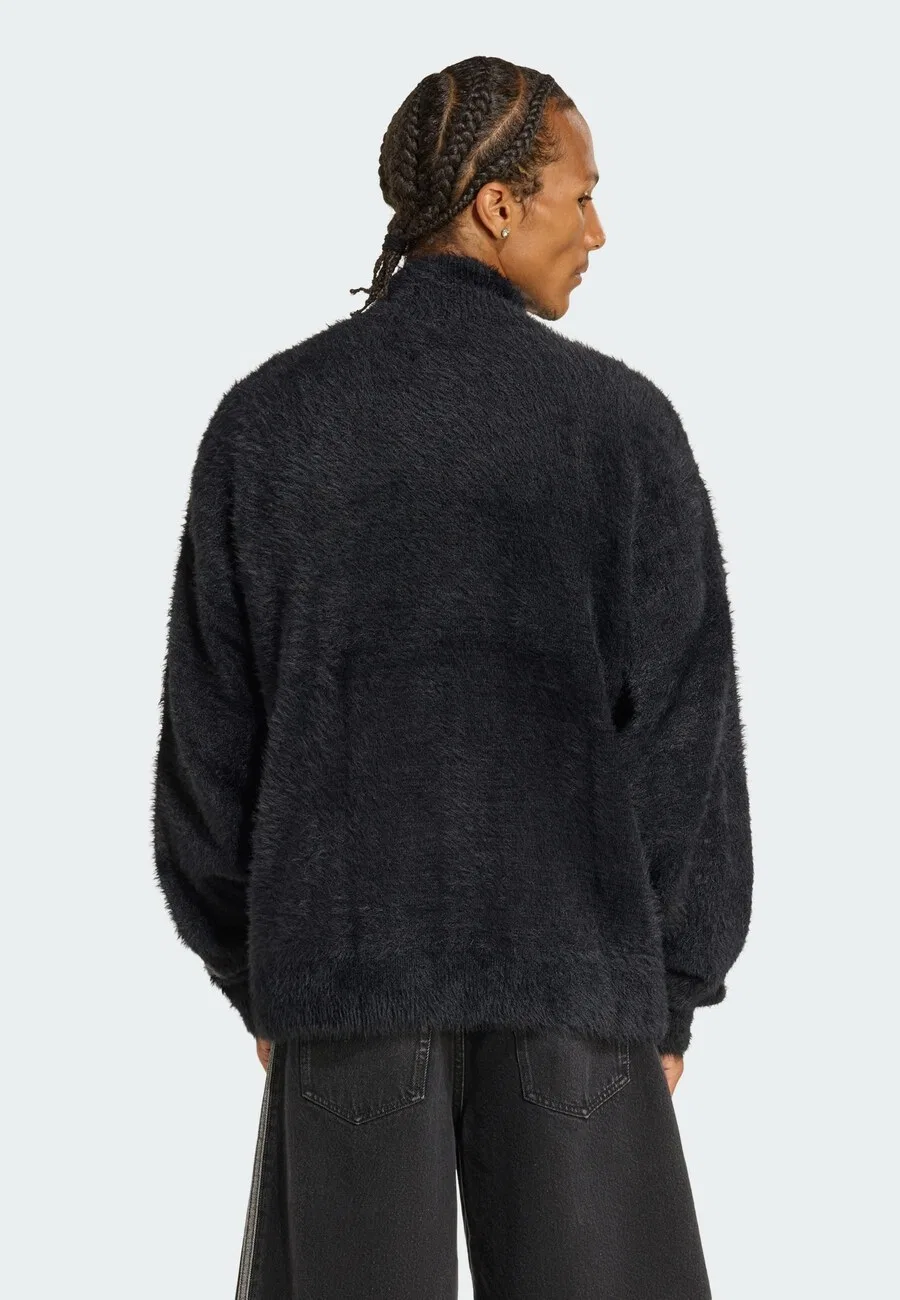 Куртка ADIDAS ORIGINALS Between-Season 'FAUX MOHAIR CLASSIC' черного цвета — фото 3
