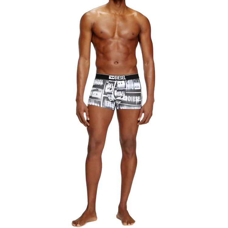 Мужские боксеры-брифы набор из 3 штук Damien DIESEL, 3 Pack (Black+White+Multicolor) — фото 4
