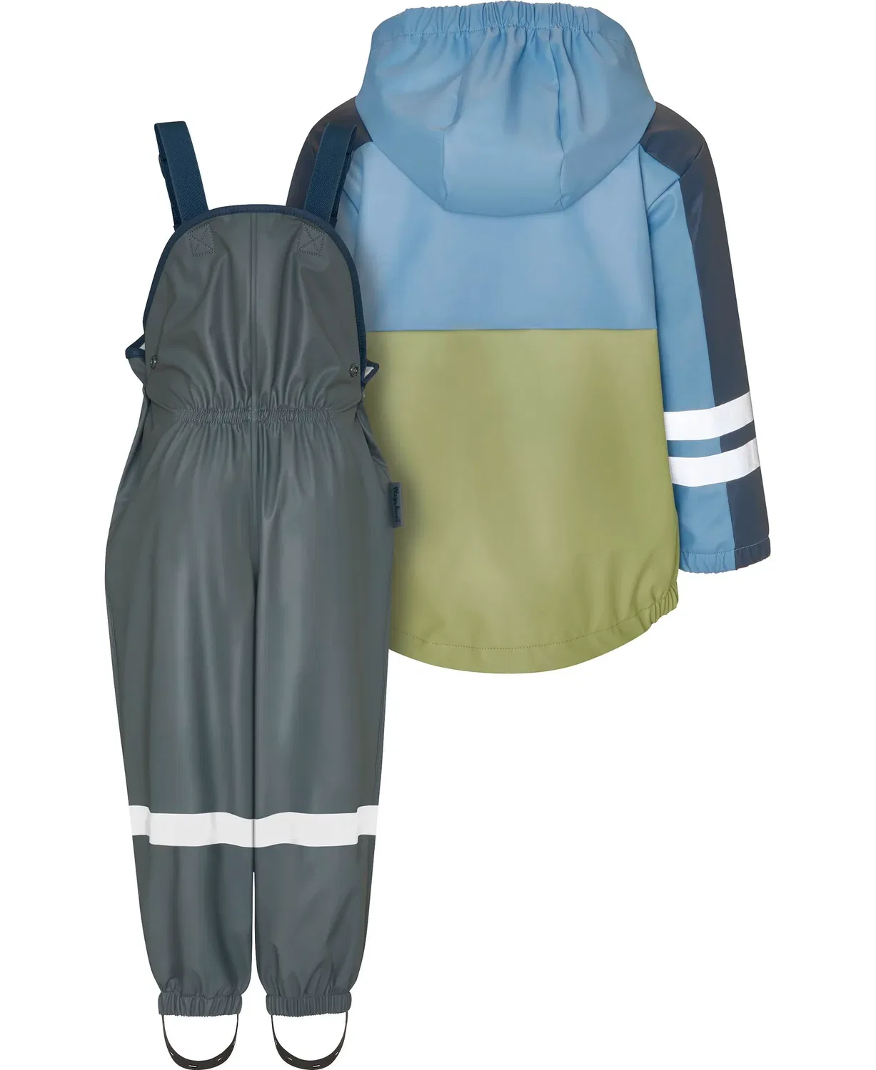 Комплект дождевик 3-в-1 Regen-Set Playshoes, темно-серый — фото 2