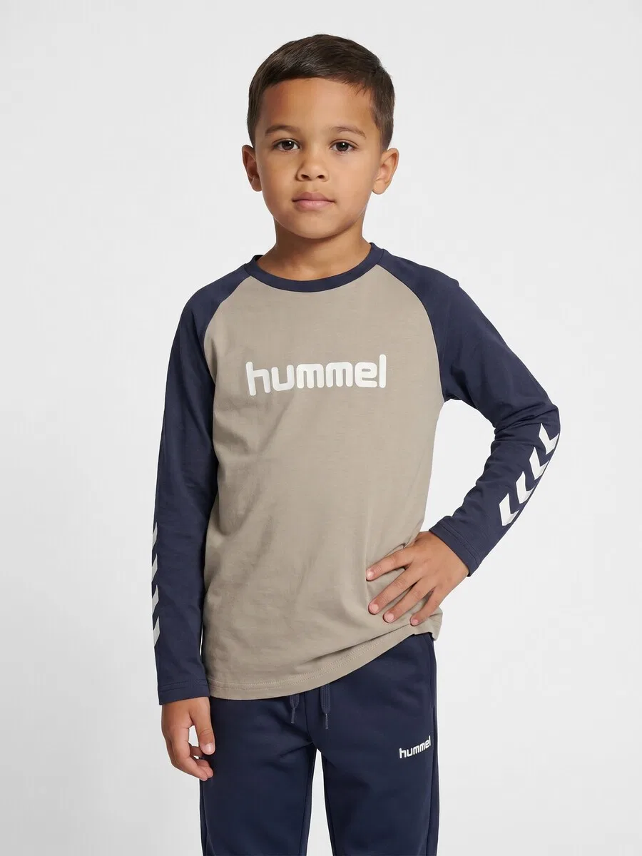 Футболка Hummel Performance коричневого цвета — фото 4