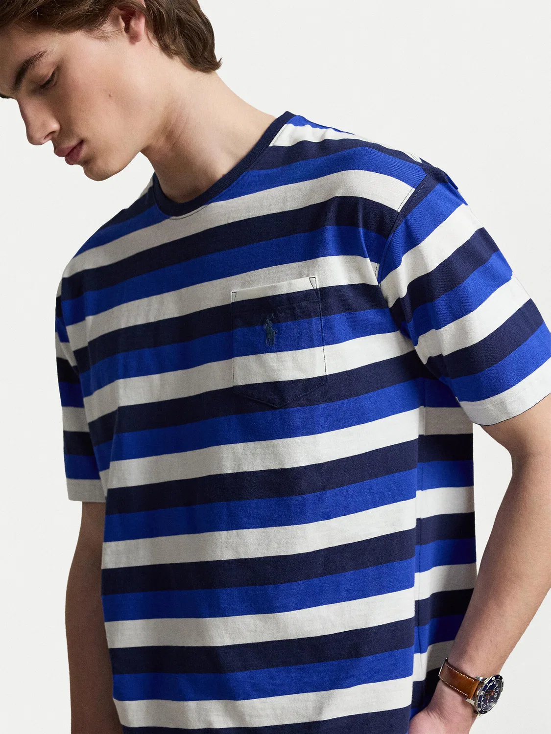 Мужская футболка стандартного кроя Polo Ralph Lauren, разноцветный — фото 4