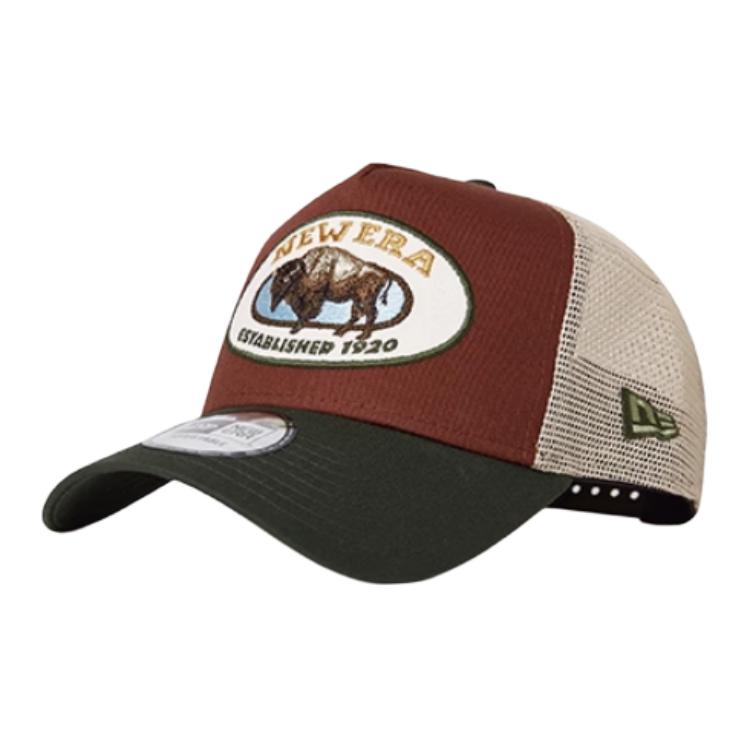 

New Era Бейсболка унисекс коричневая, Brown