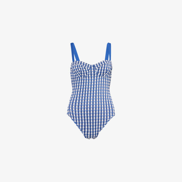 

Купальник Seafolly Bella с косточками, синий