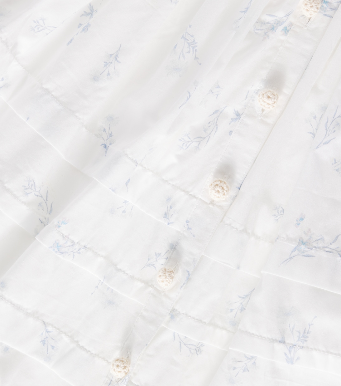 Платье из цветного вуалевого шифона Petite Amalie  , Blue Ditsy Print — фото 2