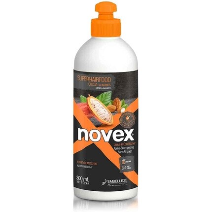 

Superhairfood Несмываемый кондиционер с какао и миндалем, 300 мл, Novex