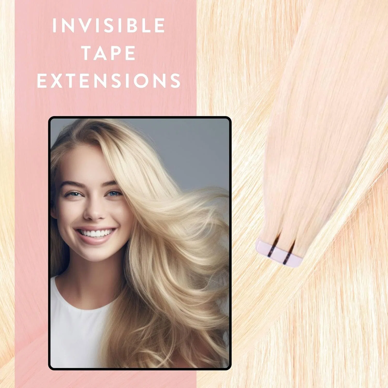 Невидимые ленточные наращивания волос hair2heart Premium Hair2Heart — фото 2