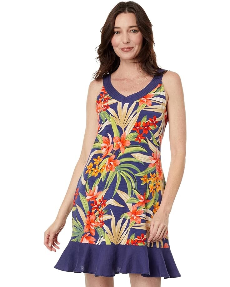 

Платье Tommy Bahama Marina Calli Cove Sleeveless, цвет Island Navy